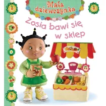 Zosia bawi si� w sklep. Ma�a dziewczynka