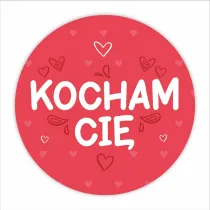 LearnHow Naklejki walentynkowe - Kocham ci� 24 szt.
