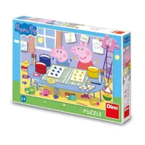 Puzzle �winka Peppa Arty�ci 24el Dino Toys