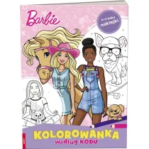 BARBIE. KOLOROWANKA WED�UG KODU