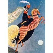 Madame Treacle Karnet B6 z kopert� Jednoro�ec i gwiazdy