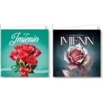 Karnet KW Imieniny mix 2 wzor�w