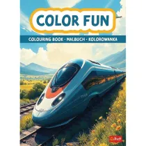 Poci�gi i samoloty. Kolorowanka. Malbuch. Colouring book