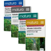Pakiet Matura 2026. Geografia. Zakres rozszerzony: Teoria do matury. Vademecum, Notatki maturalne, Zadania maturalne z odpowiedziami. Repetytorium, Arkusze maturalne z rozwi�zaniami krok po kroku