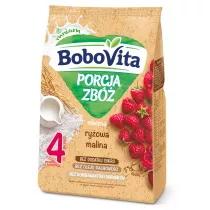 BoboVita Porcja zb Kaszka mleczna ryowa malina po 4 miesicu 210 g