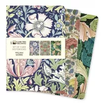 Flame Tree Zestaw 3 notatnik�w MIDI William Morris Li�cie i..