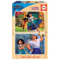 Puzzle drewniane 2 x 50 Nasze magiczne Encanto, Disney Educa