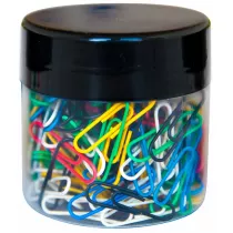 Q-connect Spinacze okrge w plastikowym soiku 2.8cm