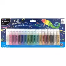 Kidea Klej brokatowy 18x6ml