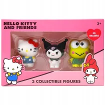 PROMO Figurka Hello Kitty And Friends 3-pack gumki do cierania p24