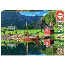 Puzzle 1500 el. d wikingw Educa