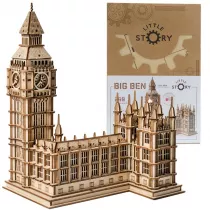Robotime Little Story Drewniane Puzzle Model 3D - Big Ben