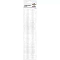 Titanum Kryszta�ki samoprzylepne paski bia�e 9 x 26 cm