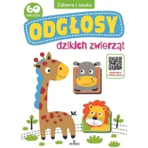 Odgosy dzikich zwierzt - kolorowanka z kodem QR