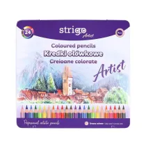 Strigo Kredki owkowe okrge Artist 24 kolory