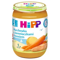 Hipp Marchewka z ziemniaczkami i �ososiem po 5. miesi�cu 190 g
