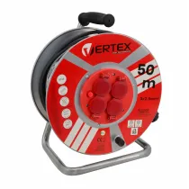 Vertex Przed�u�acz b�ben 25m 3x2,5mm pb25 metal czarny