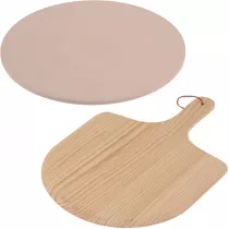 Excellent Houseware Kamie do pieczenia pizzy z opatk