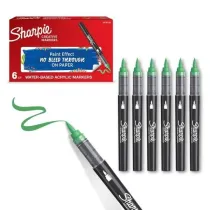 Sharpie Markery akrylowe zielone 6 szt.