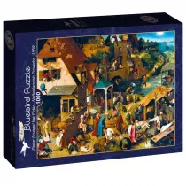 Puzzle 1000 el. Przys�owa, Brueghel 1559 Bluebird Puzzle