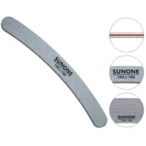 Sunone Pilnik do paznokci Banan 100/180 Zebra 10 szt.