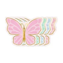 PartyDeco Serwetki motyl 16x12 cm 12szt