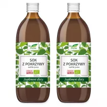 Bio Planet Sok z pokrzywy - suplement diety Zestaw 2 x 500 ml Bio