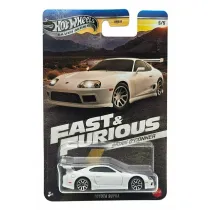 Hot Wheels Autko Szybcy i wciekli Toyota Supra biaa JBY33 MATTEL