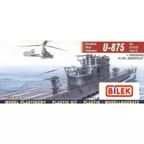 Niemiecki okrt podwodny U-875 typ U-IX D2 Turm II Mirage Modele