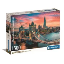 Puzzle 1500 el. Compact London twilight Clementoni