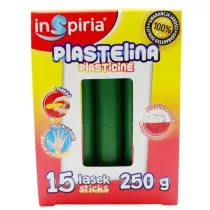 InSpiria Plastelina 15 lasek, 250g ciemna zielona