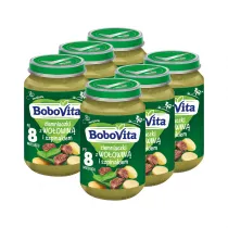 BoboVita Ziemniaczki z woowin i szpinakiem po 8 miesicu zestaw 6 x 190 g
