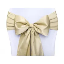 PartyDeco Szarfy na krzes�o z�ote 0,15 x 2,75m 10 szt