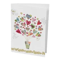 Turnowsky Karnet B6 + koperta Bukiet z serc