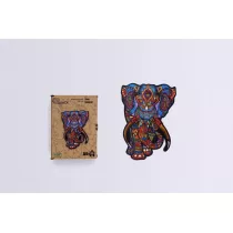 Puzzle drewniane eko 68 el. S�o� indyjski A4 PuzzleOK