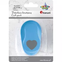 Titanum Dziurkacz z motywem Serce 25mm