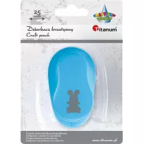 Titanum Dziurkacz z motywem Krlik Wielkanoc 25 mm