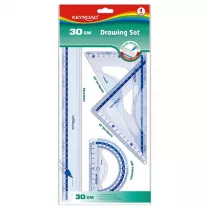 Keyroad Zestaw geometryczny z linijk� 30cm