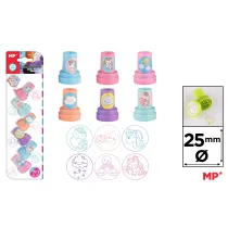 Main paper Stempelki MP Unicorn & Rainbow dla dzieci blister 6 sztuk