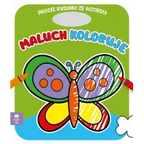 Maluch koloruje. Motyl