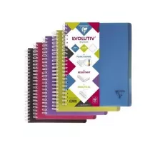Clairefontaine Koonotatnik A4+ PP Evolutiv mix linia 120 kartek 5 szt.