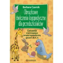 Obrazkowe wiczenia logopedyczne... F, W, K, G