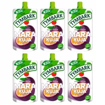 Tymbark Mus 100% jabko banan marakuja cytryna Zestaw 6 x 200 g