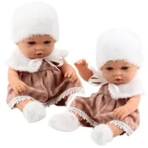 Lalka bobas e be�owej sukience LeanToys