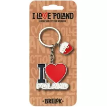 Pan Dragon Brelok I love Poland Polska ILP-BRE-B-PL-08