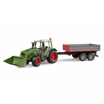 Traktor Fendt Vario 211 z adowaczem i przyczep Bruder
