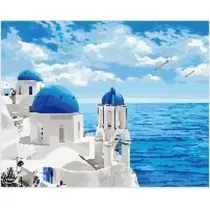 Diamentowa mozaika Greckie morze NO-1008287 Norimpex