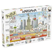 Puzzle 1000 el. Warszawa MDR