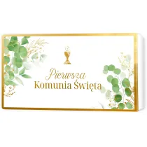 Pude�ko prezentowe mini Komunia �w. papier (16x8x2,5cm) mix