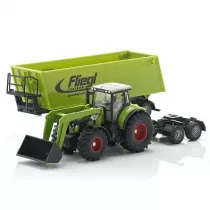 Siku Farmer - Traktor z adowark, wywrotka S1949
